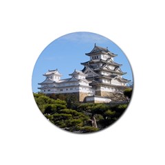 Himeji Castle Rubber Round Coaster (4 Pack)  by trendistuff