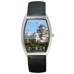 Himeji Castle Barrel Metal Watches by trendistuff