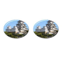 Himeji Castle Cufflinks (oval) by trendistuff