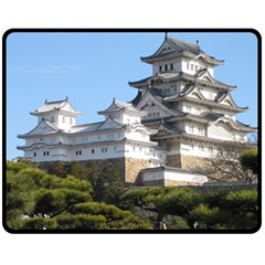 Himeji Castle Fleece Blanket (medium)  by trendistuff