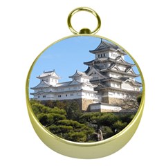 Himeji Castle Gold Compasses by trendistuff