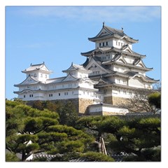 Himeji Castle Large Satin Scarf (square) by trendistuff