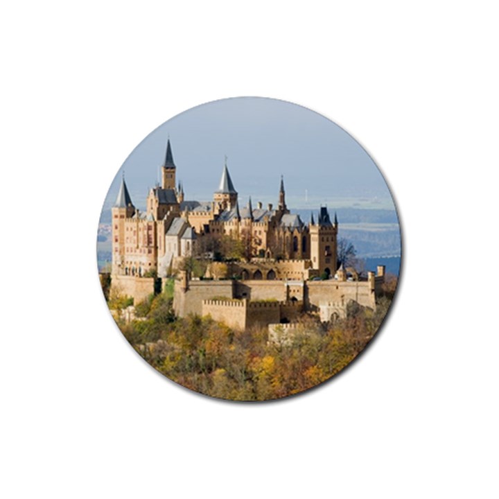 HILLTOP CASTLE Rubber Coaster (Round) 