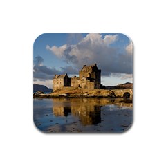 EILEAN DONAN CASTLE Rubber Square Coaster (4 pack) 