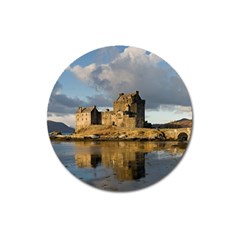 Eilean Donan Castle Magnet 3  (round) by trendistuff