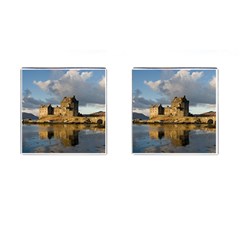 Eilean Donan Castle Cufflinks (square) by trendistuff