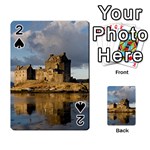 EILEAN DONAN CASTLE Playing Cards 54 Designs  Front - Spade2