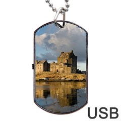 EILEAN DONAN CASTLE Dog Tag USB Flash (One Side)