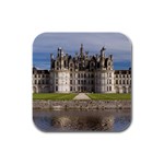 CHAMBORD CASTLE Rubber Square Coaster (4 pack)  Front