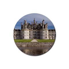 Chambord Castle Rubber Coaster (round)  by trendistuff