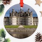 CHAMBORD CASTLE Round Ornament (Two Sides)  Front