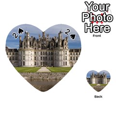 Chambord Castle Playing Cards 54 (heart)  by trendistuff