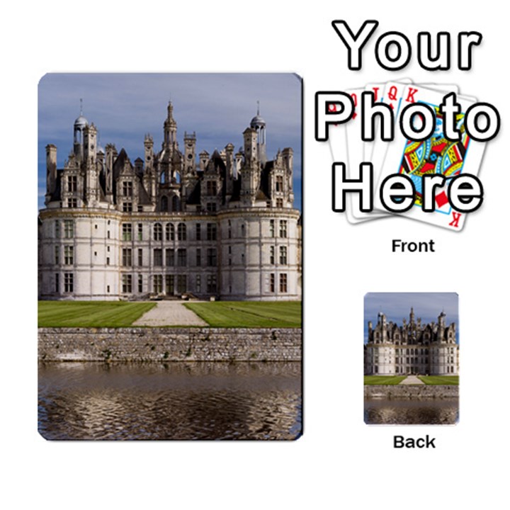 CHAMBORD CASTLE Multi-purpose Cards (Rectangle) 