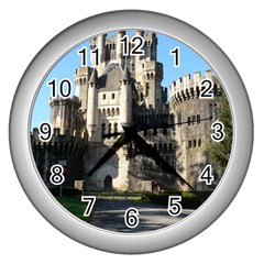 Butron Castle Wall Clocks (silver)  by trendistuff