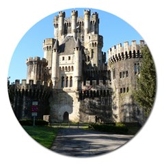 Butron Castle Magnet 5  (round) by trendistuff