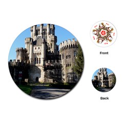 Butron Castle Playing Cards (round)  by trendistuff