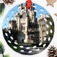 Butron Castle Ornament (round Filigree)  by trendistuff