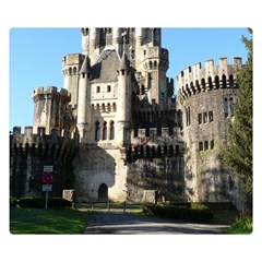 Butron Castle Double Sided Flano Blanket (small) 