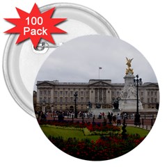 Buckingham Palace 3  Buttons (100 Pack)  by trendistuff