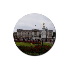 Buckingham Palace Rubber Coaster (round)  by trendistuff