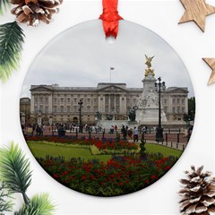 Buckingham Palace Round Ornament (two Sides)  by trendistuff