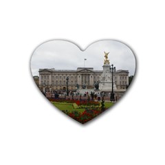 Buckingham Palace Heart Coaster (4 Pack)  by trendistuff