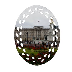 Buckingham Palace Ornament (oval Filigree)  by trendistuff