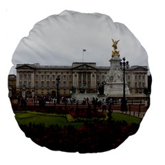 Buckingham Palace Large 18  Premium Round Cushions by trendistuff