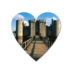 Bodiam Castle Heart Magnet by trendistuff