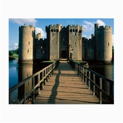 Bodiam Castle Small Glasses Cloth (2-side) by trendistuff