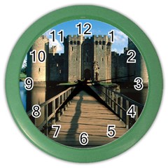 Bodiam Castle Color Wall Clocks by trendistuff