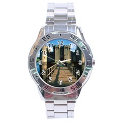 Bodiam Castle Stainless Steel Men s Watch by trendistuff