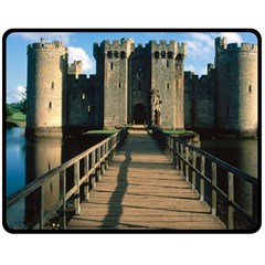 Bodiam Castle Double Sided Fleece Blanket (medium) 