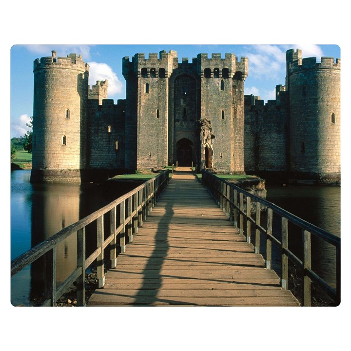 BODIAM CASTLE Double Sided Flano Blanket (Medium) 