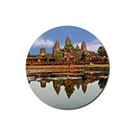 ANGKOR WAT Rubber Round Coaster (4 pack)  Front