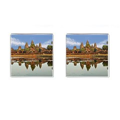 Angkor Wat Cufflinks (square) by trendistuff