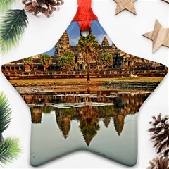 Angkor Wat Star Ornament (two Sides)  by trendistuff