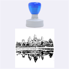 Angkor Wat Rubber Round Stamps (large) by trendistuff