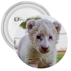 White Lion Cub 3  Buttons by trendistuff