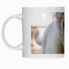 White Lion Cub White Mugs by trendistuff