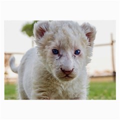 White Lion Cub Large Glasses Cloth (2-side) by trendistuff