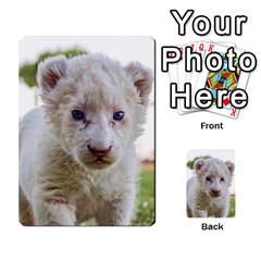 White Lion Cub Multi-purpose Cards (rectangle) 