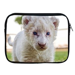 White Lion Cub Apple Ipad 2/3/4 Zipper Cases by trendistuff