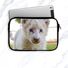 White Lion Cub Apple Ipad Mini Zipper Cases by trendistuff