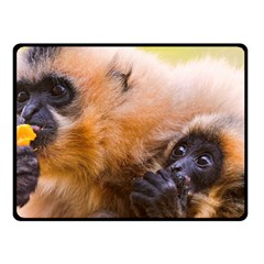 Two Monkeys Fleece Blanket (small) by trendistuff