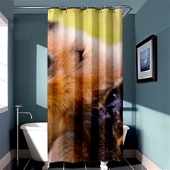 Two Monkeys Shower Curtain 36  X 72  (stall) 