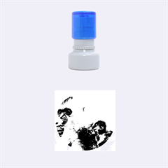 Two Monkeys Rubber Round Stamps (small) by trendistuff