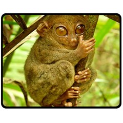 Tarsier Double Sided Fleece Blanket (medium)  by trendistuff