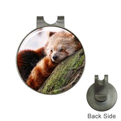 Red Panda Hat Clips With Golf Markers by trendistuff