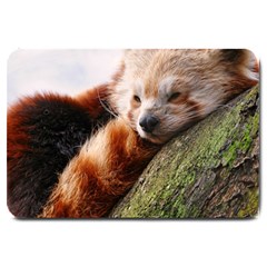 Red Panda Large Doormat  by trendistuff